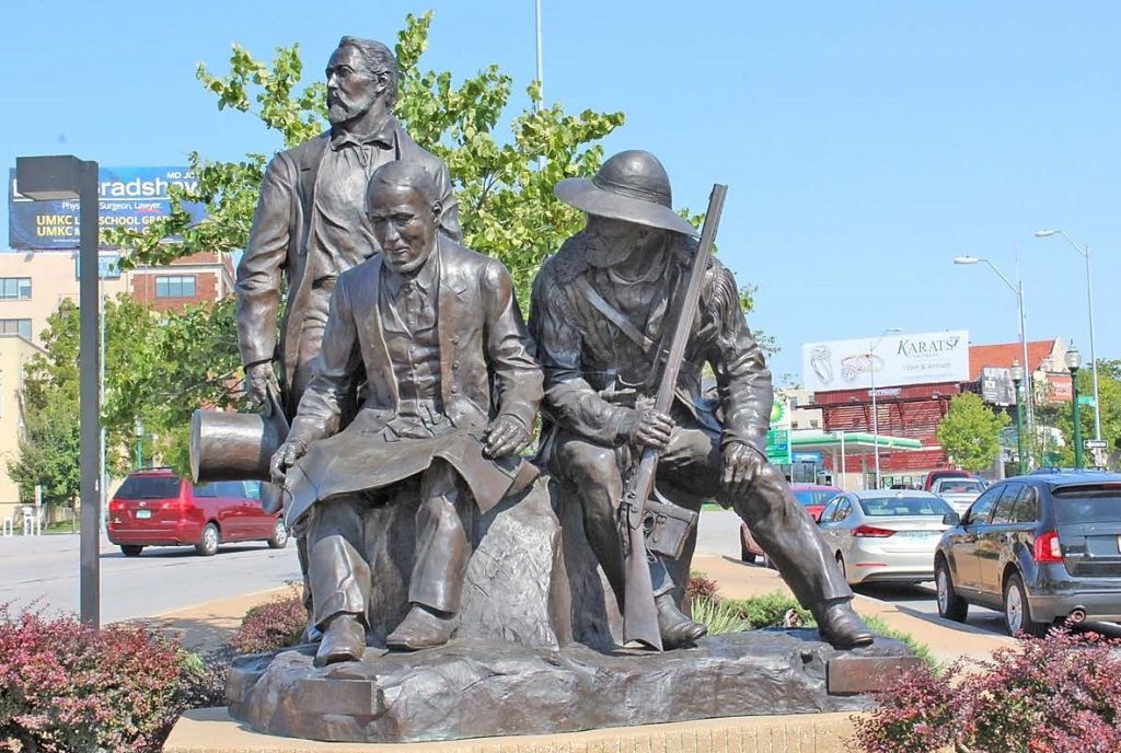 pioneer statue